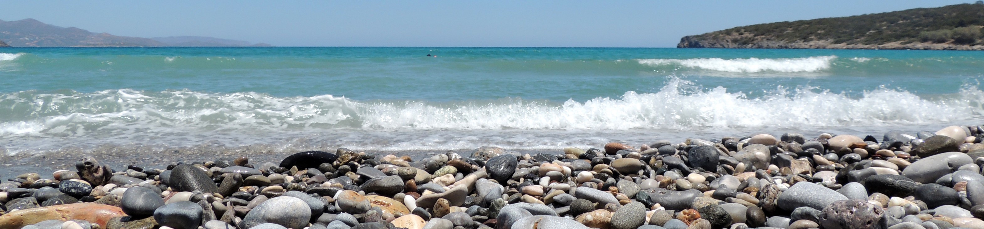 Kreta, kamienista plaża w Istro