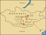 Mongolia - trasa wycieczki