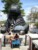 Olbrzymi posąg byka Nandi w czarnym granicie