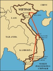 Wietnam - trasa wycieczki
